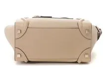 美品　CELINE セリーヌ ラゲージ  マイクロ CELINE セリーヌ ラゲージ マイクロショッパー トートバッグ