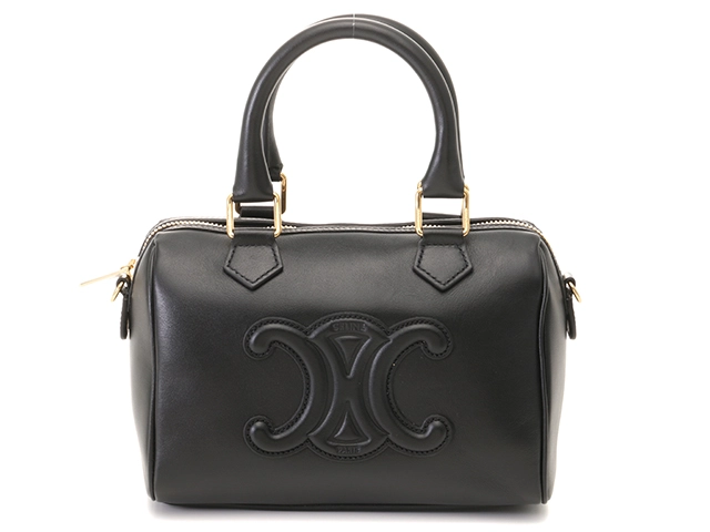CELINEセリーヌ ボストンバッグ ショルダーバッグ 2way ブラック CELINE セリーヌ スモールボストン2wayバッグ 2wayバッグ レザー