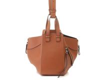 LOEWE　ロエベ　ハンモック　スモール　ブラウン　レザー　ショルダーバッグ【431】2148103868955