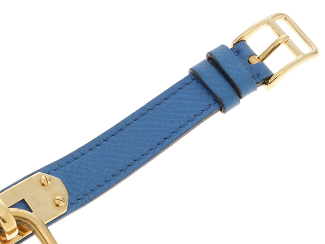 HERMES エルメス ケリーウォッチ ゴールド文字盤 クォーツ レディース