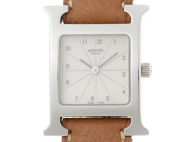 最終値下げ HERMES エルメス HH1.210 Hウォッチ クオーツ HERMES エルメス HH1.210 Hウォッチ 腕時計 ステンレススチール