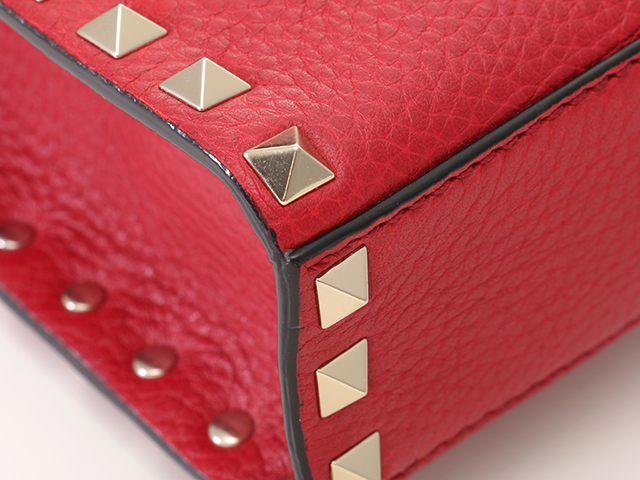 VALENTINO ミックスツイード スタッズ キュロット レッド 36 VALENTINO トワルイコノグラフ Vロゴ ジャージー トップス *RED