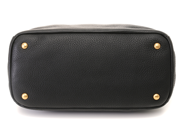 PRADA プラダ　黒　 トートバッグ PRADA Black leather shopping bag (1BG510VOOO2CYS F0002