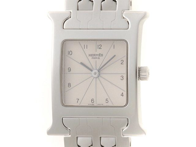 HERMES エルメス 腕時計 Hウォッチ HH1.210 ステンレススチール  