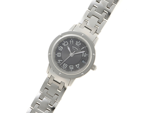 HERMES エルメス クリッパー レディース時計 CP1.210 ステンレス