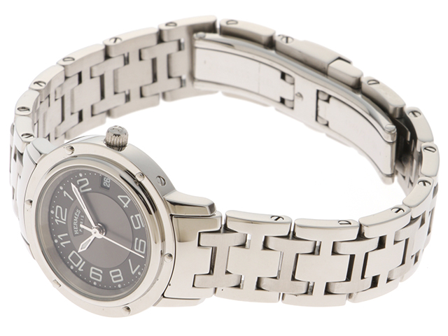 稼働品！エルメス♦︎クリッパー♦︎レディース腕時計 HERMES エルメス CL4.220 クリッパー 腕時計 GP/GPxSS
