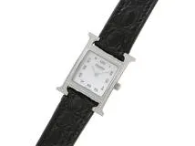 HERMES エルメス 腕時計 Hウォッチ HH1.235 SS/アリゲーターベルト  