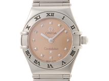 OMEGA　オメガ　コンステレーション　マイチョイス　ミニ　ピンク文字盤　クォーツ　レディース腕時計　1561.61　2148103871238　【205】