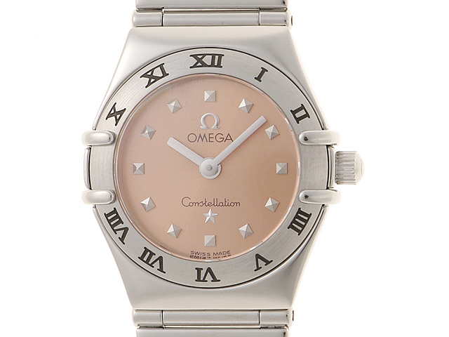 OMEGA　オメガ　コンステレーション　レディース マイチョイス OMEGA オメガ コンステレーション マイチョイス ミニ ピンク文字盤
