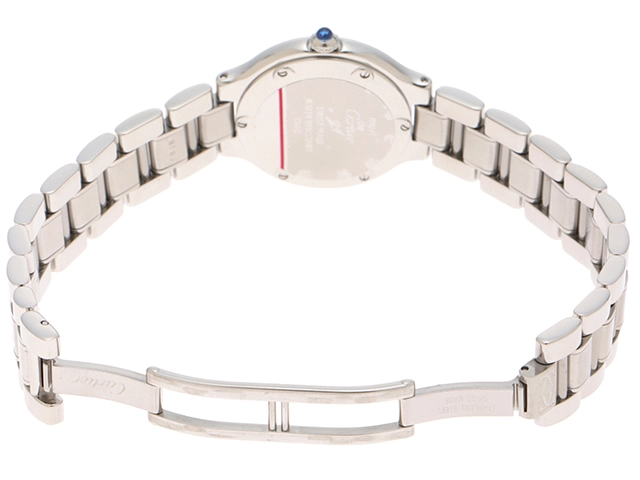 Cartier　カルティエ　マスト21SM　ステンレス　シルバー色文字盤　電池時計【471】I