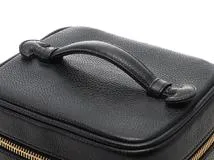 CHANEL シャネル バニティバッグ 縦型バニティ ブラック/ゴールド金具 キャビア A01998【472】YY