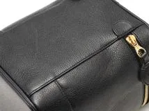 CHANEL シャネル バニティバッグ 縦型バニティ ブラック/ゴールド金具 キャビア A01998【472】YY