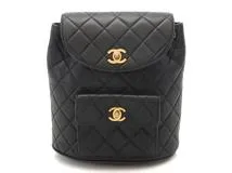 CHANEL シャネル マトラッセ デュマ チェーンバックパック ブラック