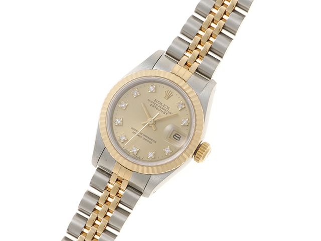 R番 ROLEX ロレックス デイトジャスト 69173G K18YG/SS 10P