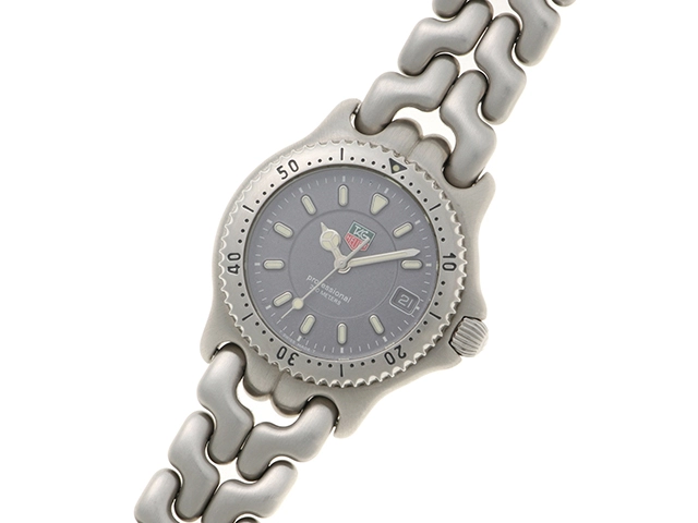 TAG HEUER タグホイヤー 腕時計 セル プロフェッショナル WG1213-K0 SS/SS グレー文字盤 クォーツ【472】TS