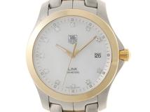 TAG Heuer　タグホイヤー　リンク　11Pダイヤ　ホワイト文字盤　メンズ腕時計　クォーツ　WJF1153.BB0579 　2148103872518　【205】