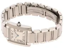 CARTIER　カルティエ　タンクフランセーズSM　クォーツ　レディース　SS　ホワイト　W51008Q3　【432】　【2148103872761】