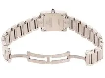 CARTIER　カルティエ　タンクフランセーズSM　クォーツ　レディース　SS　ホワイト　W51008Q3　【432】　【2148103872761】