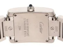 CARTIER　カルティエ　タンクフランセーズSM　クォーツ　レディース　SS　ホワイト　W51008Q3　【432】　【2148103872761】