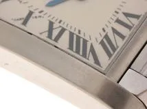 CARTIER　カルティエ　タンクフランセーズSM　クォーツ　レディース　SS　ホワイト　W51008Q3　【432】　【2148103872761】