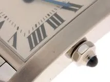 CARTIER　カルティエ　タンクフランセーズSM　クォーツ　レディース　SS　ホワイト　W51008Q3　【432】　【2148103872761】