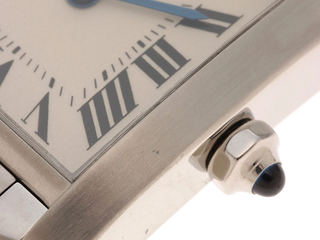 CARTIER カルティエ タンクフランセーズSM クォーツ レディース SS ホワイト W51008Q3 【432】 【2148103872761】