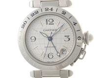 Cartier カルティエ 腕時計 パシャC メリディアン W31029M7 シルバー文字盤 ステンレススチール 自動巻き【472】SJ