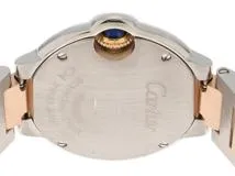 Cartier カルティエ 腕時計 2012年並行品 バロンブルー 28ｍｍ W6920034 K18ピンクゴールド/スティール ピンクシェル文字盤 クォーツ【472】SJ