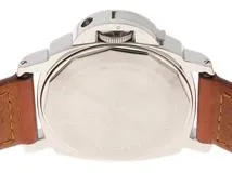 PANERAI パネライ 腕時計 1999年並行品 ルミノールGMT PAM00023 ステンレススティール/革 ブラック文字盤 自動巻き【472】SJ