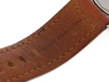 PANERAI パネライ 腕時計 1999年並行品 ルミノールGMT PAM00023 ステンレススティール/革 ブラック文字盤 自動巻き【472】SJ