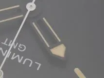 PANERAI パネライ 腕時計 1999年並行品 ルミノールGMT PAM00023 ステンレススティール/革 ブラック文字盤 自動巻き【472】SJ