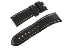 PANERAI パネライ 腕時計 1999年並行品 ルミノールGMT PAM00023 ステンレススティール/革 ブラック文字盤 自動巻き【472】SJ