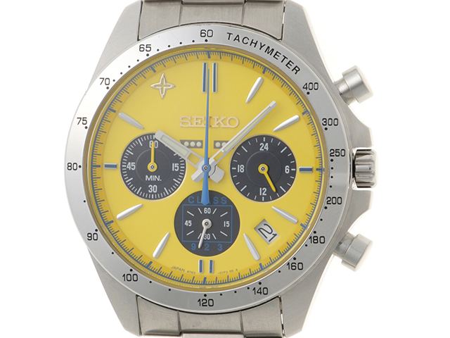 【新品未使用】セイコー　ドクターイエロー　923形　20周年　8T63-01E0 SEIKO セイコー 923形 ドクターイエロー 運行20周年記念 8T63-01E0