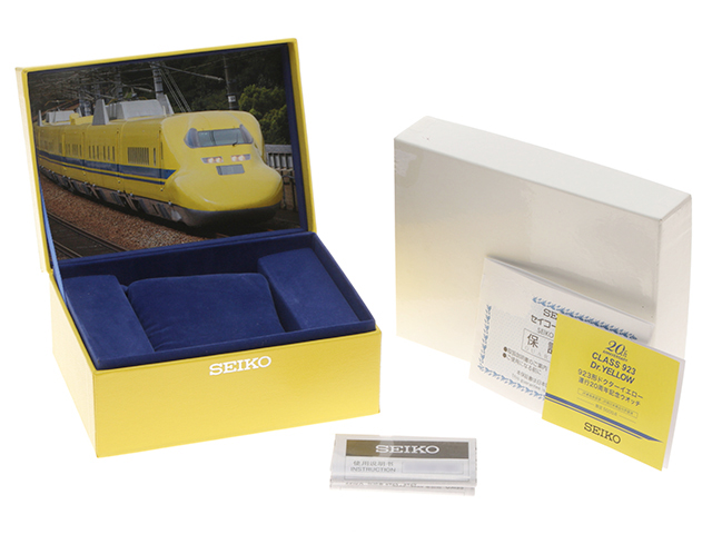 【新品未使用】セイコー　ドクターイエロー　923形　20周年　8T63-01E0 241001011922_2.jpg