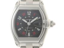 CARTIER カルティエ ロードスター LM ブラック ステンレス W62002V3 メンズ 自動巻き 2148103873331 【432】