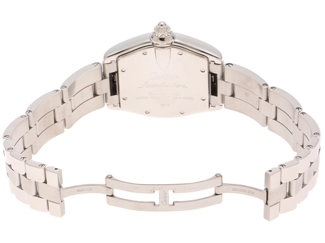 CARTIER カルティエ ロードスター LM ブラック ステンレス W62002V3 メンズ 自動巻き 2148103873331 【432】