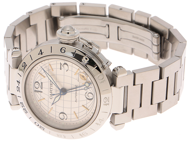 Cartier カルティエ 時計 パシャC メリディアン W31029M7