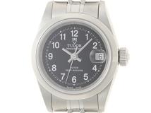 TUDOR チューダー プリンセスデイト 92400 ブラック文字盤 スティール レディース オートマチック 【472】HK
