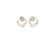 TIFFANY&CO ティファニー オープンハートピアス 925 SV シルバー 両耳用【460】2148103873553
