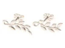 TIFFANY&CO ティファニー オリーブリーフクライマーピアス シルバー