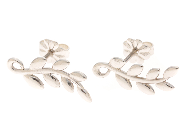 TIFFANY&CO ティファニー オリーブリーフクライマーピアス