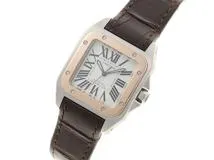 Cartier カルティエ サントス100 MM W20107X7 18PG/ステンレススチール