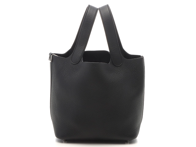 HERMES ピコタンPM 箱と付属品　美品 HERMES エルメス ピコタンロックPM ブラック シルバー金具