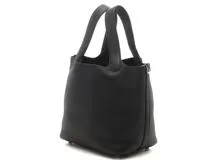 HERMES エルメス ピコタンロックPM ブラック シルバー金具