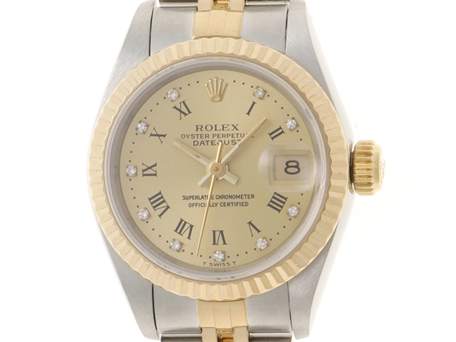 ROLEX ロレックス デイトジャスト 69173G レディース腕時計 YG ROLEX ロレックス デイトジャスト 69173G レディース腕時計 YG