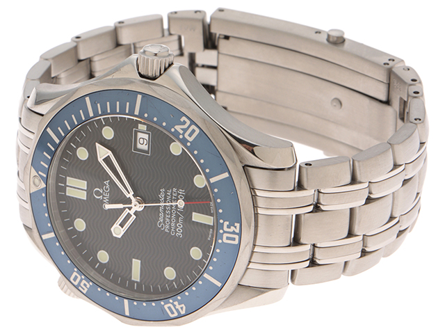 オメガ OMEGA 2531.80 シーマスター300 デイト 自動巻き メンズ OMEGA オメガ シーマスター300 2531.80 ネイビー 自動巻き