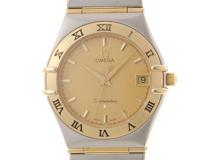 OMEGA　オメガ　コンステレーション　デイト　1212.10　イエローゴールド/ステンレススチール　ゴールド文字盤　クオーツ　メンズ時計　2148103874833【207】