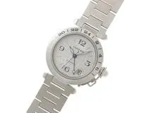 Cartier カルティエ パシャC メリディアン W31029M7 ステンレス GMT  