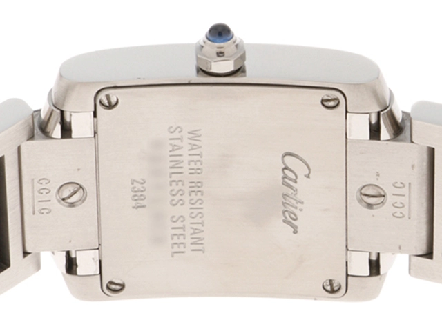Cartier カルティエ タンクフランセーズSM レディース腕時計 ステンレススチール クォーツ ホワイト文字盤 W51008Q3 2148103874871 【205】
