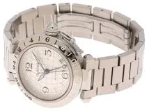 Cartier カルティエ パシャC メリディアン GMT シルバー文字盤 自動